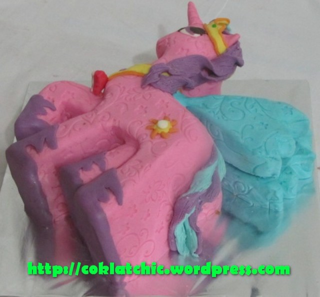 Cake Princess Celestia (cake kuda poni)