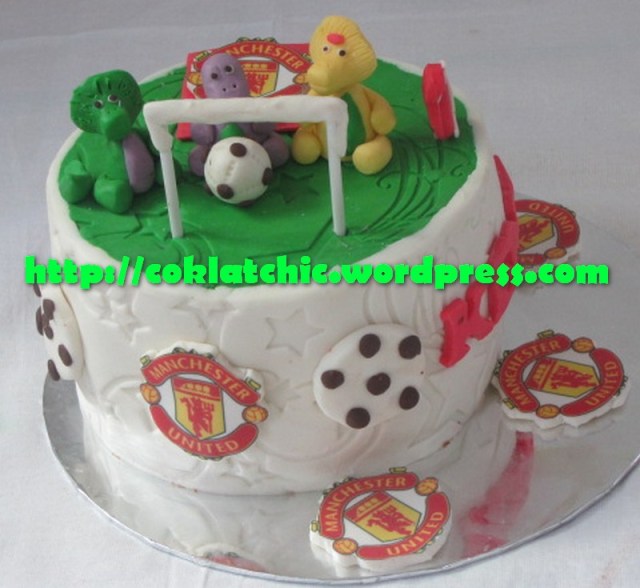 Cake Barney dan Manchester United